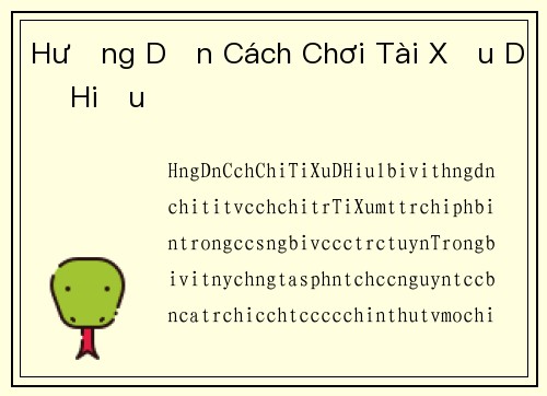 Hướng Dẫn Cách Chơi Tài Xỉu Dễ Hiểu