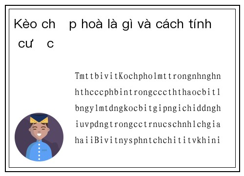 Kèo chấp hoà là gì và cách tính cược